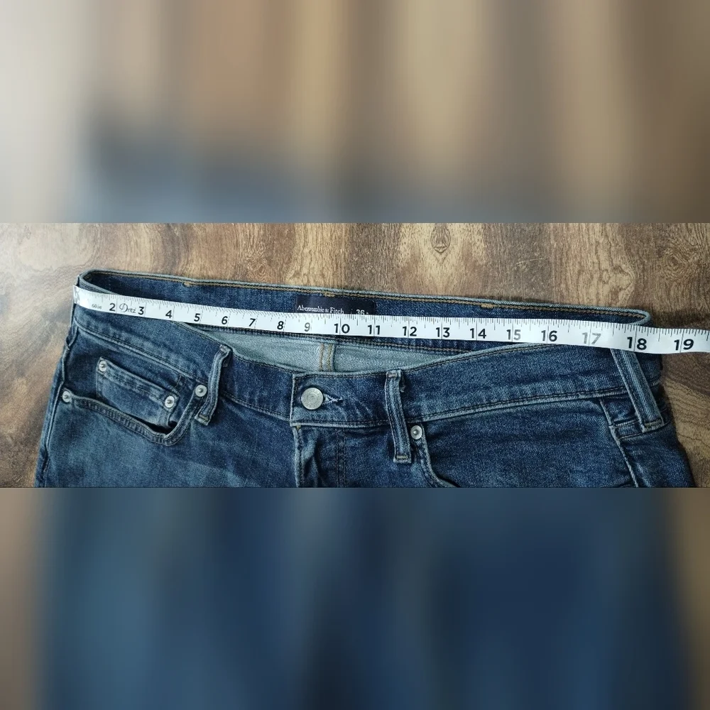 Abercrombie & Fitch  Blue Athletic Slim Jeans